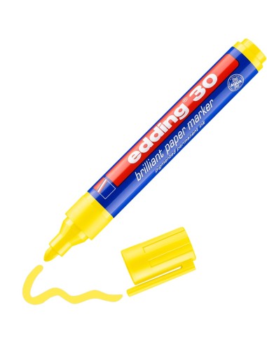 Paberimarker Edding 30 kollane, 1.5-3mm