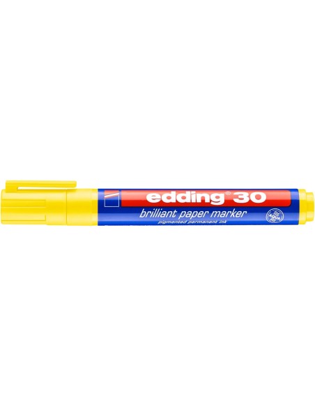 edding 30 brilliant paper marker yellow