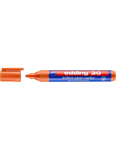 edding 30 brilliant paper marker orange