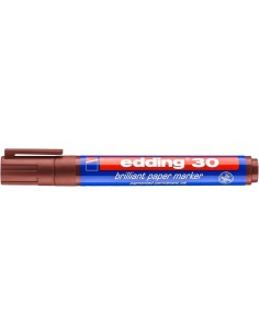 edding 30 brilliant paper marker brown 2