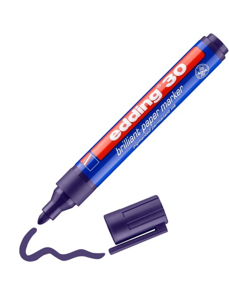Paberimarker Edding 30 lilla, 1.5-3mm