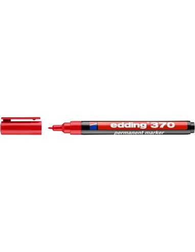 Permanentne marker Edding 370, 1mm punane