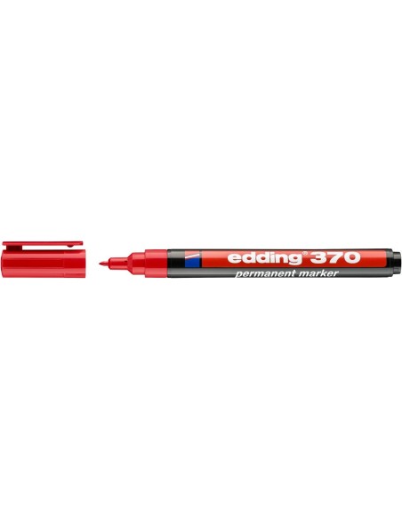 edding 370 permanent marker red