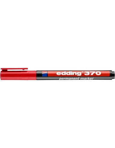 edding 370 permanent marker red