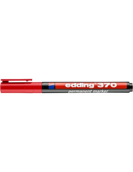Permanentne marker Edding 370, 1mm punane