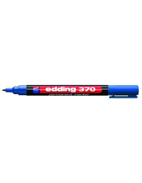 Permanentne marker Edding 370 sinine, 1mm