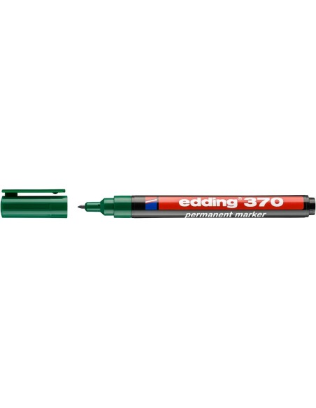 Permanentne marker Edding 370, 1mm roheline