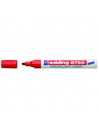 Värvimarker Edding 8750 permanente, Punane, 2-4mm