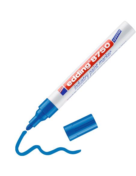 edding 8750 industry paint marker blue