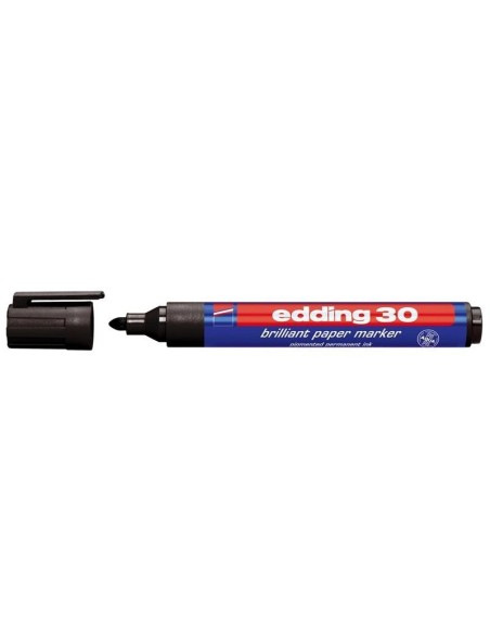 edding 30 brilliant paper marker black