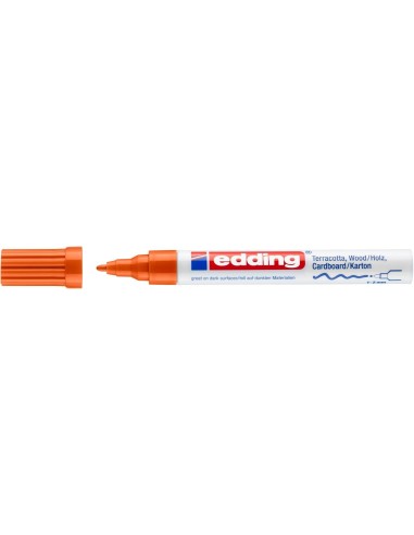Värvimarker Edding 4040 dekoreerimiseks, 1-2 mm oranz
