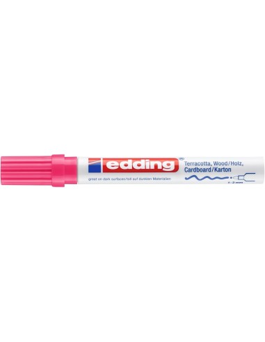 Värvimarker Edding 4040 dekoreerimiseks, 1-2 mm roosa