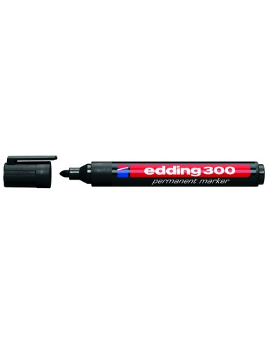 edding 300 permanent marker black