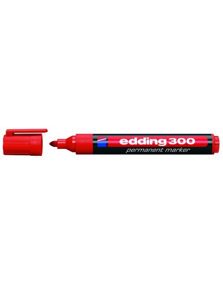 edding 300 permanent marker red