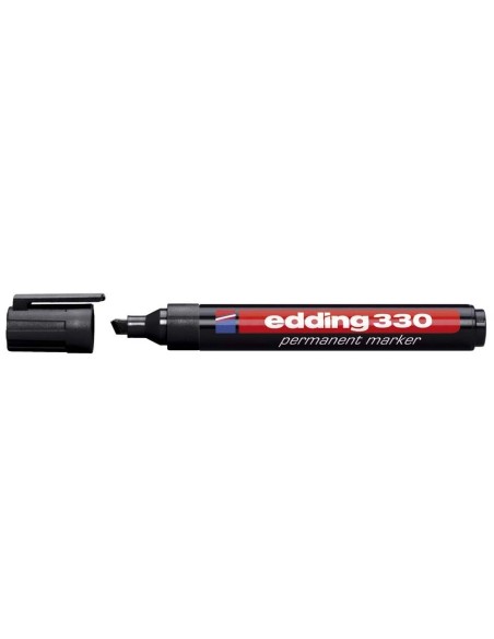 Permanentne marker Edding 330 A8, 1-5mm, lõigatud ots must