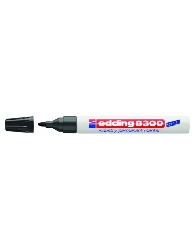 Permanentne marker Edding 8300 1,5-3mm, ümar ots, must