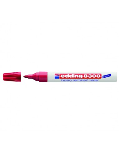 edding 8300 industry permanent marker red