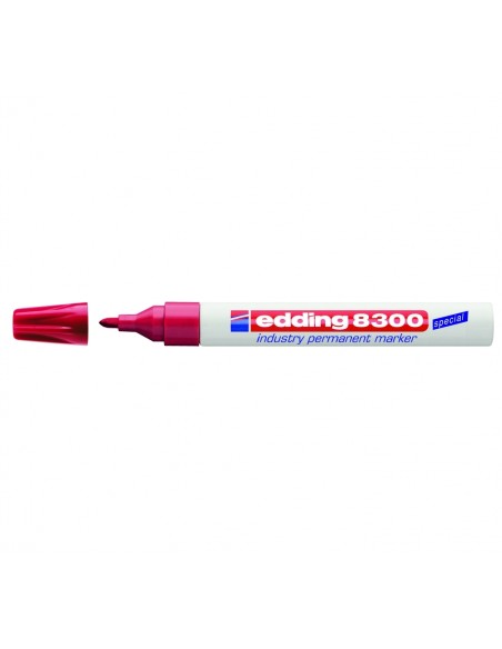 edding 8300 industry permanent marker red