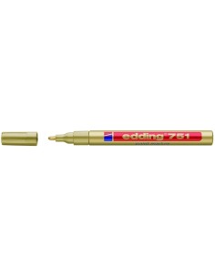 Värvimarker Edding 751 permanente, Kuldne, 1-2mm