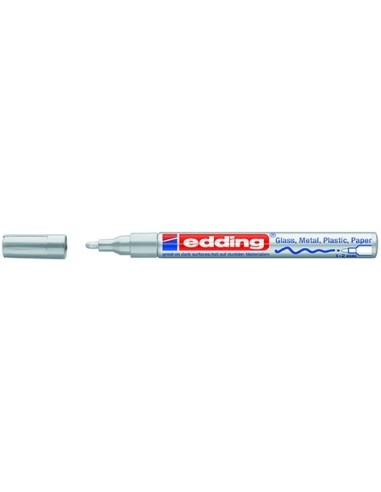 Värvimarker Edding 751 permanente, Hõbe, 1-2mm
