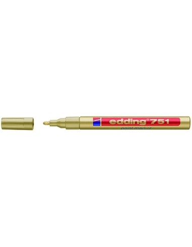 Värvimarker Edding 750 permanente, Kuldne, 2-4mm