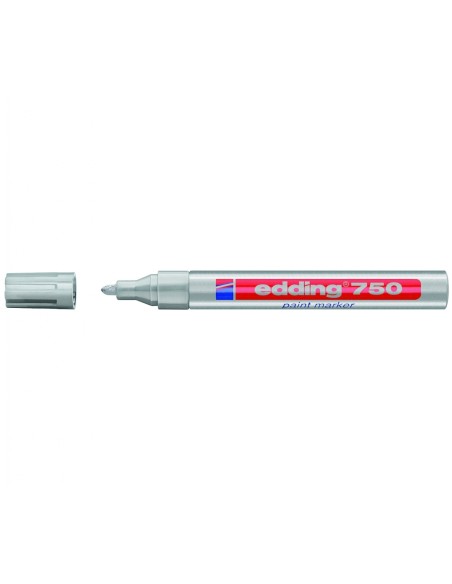Värvimarker Edding 750 permanente, Hõbe, 2-4mm