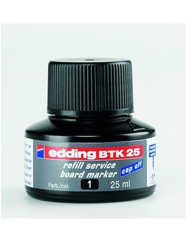 edding BTK 25 refill service whiteboard marker black
