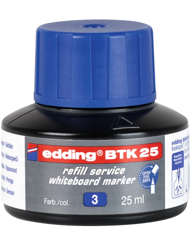 edding BTK 25 refill service whiteboard marker blue