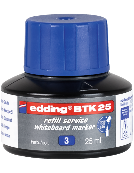 Tint tahvli markeri täitmiseks Edding BTK25 sinine