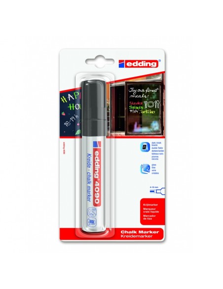 edding 4090 chalk marker black