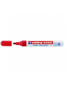 Kriidimarker Edding 4095 punane ümara otsaga 2-3mm