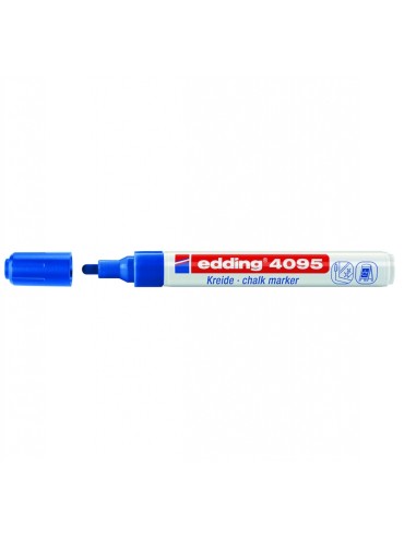 Kriidimarker Edding 4095 sinine ümara otsaga 2-3mm