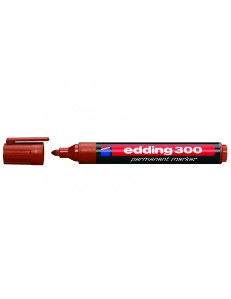 edding 300 permanent marker brown