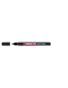 Värvimarker Edding 791, 1-2mm plastik kest, permanentne, must