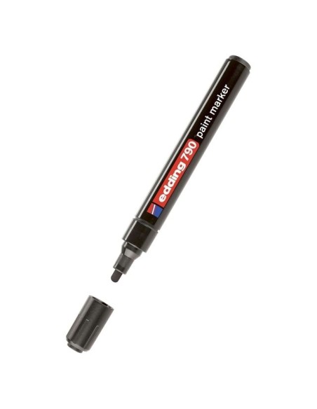 Värvimarker Edding 790, 2-3mm plastik kest, permanentne, must