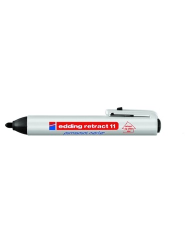 edding retract 11 permanent marker black