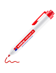 edding retract 11 permanent marker red