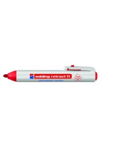 Permanentne marker Edding 11 klõpsuga punane 2