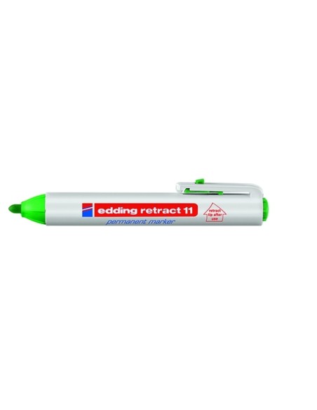 edding retract 11 permanent marker green