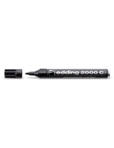 Permanentne marker Edding 2000C 1,5-3mm, ümar ots, must
