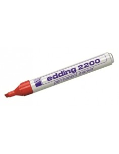 Permanentne marker Edding 2200c lõigatud ots punane