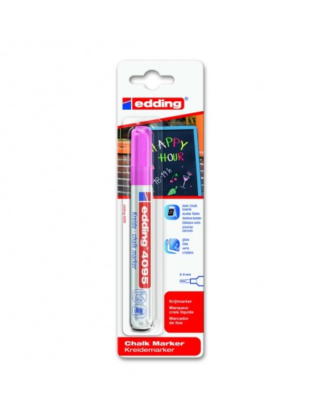 edding 4095 chalk marker neon pink