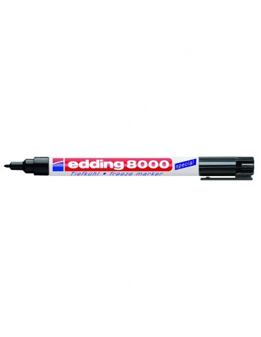 Permanentne marker Edding 8000 Must, 1mm külmakindel