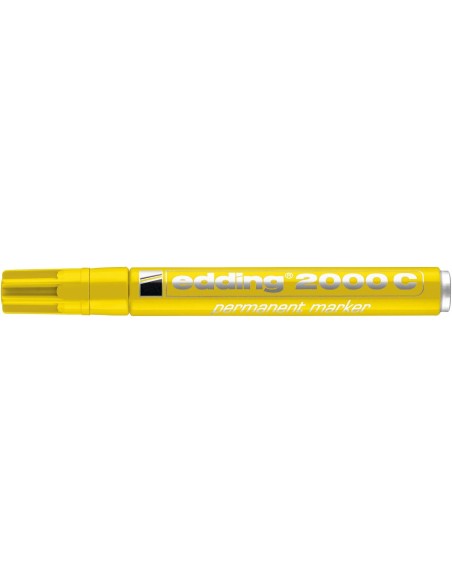 Permanentne marker Edding 2000C 1,5-3mm, ümar ots, kollane