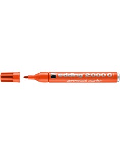 Permanentne marker Edding 2000C 1,5-3mm, ümar ots, oranz