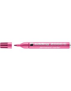 Permanentne marker Edding 2000C 1,5-3mm, ümar ots, roosa