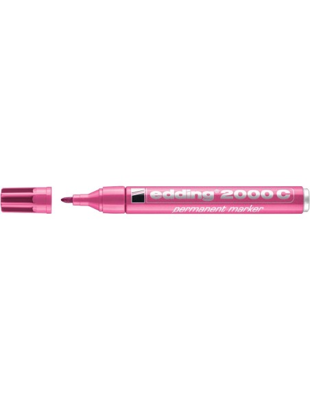 Permanentne marker Edding 2000C 1,5-3mm, ümar ots, roosa