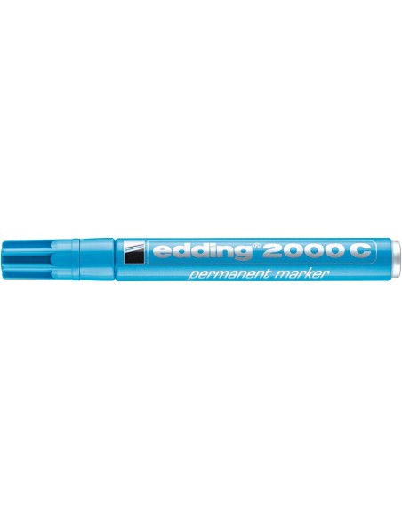 Permanentne marker Edding 2000C 1,5-3mm, ümar ots, helesinine