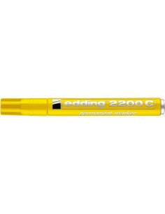 Permanentne marker Edding 2200C 1-5mm, lõigatud ots, kollane 2