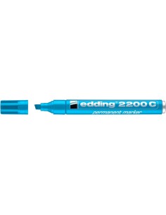 Permanentne marker Edding 2200C 1-5mm, lõigatud ots, helesinine